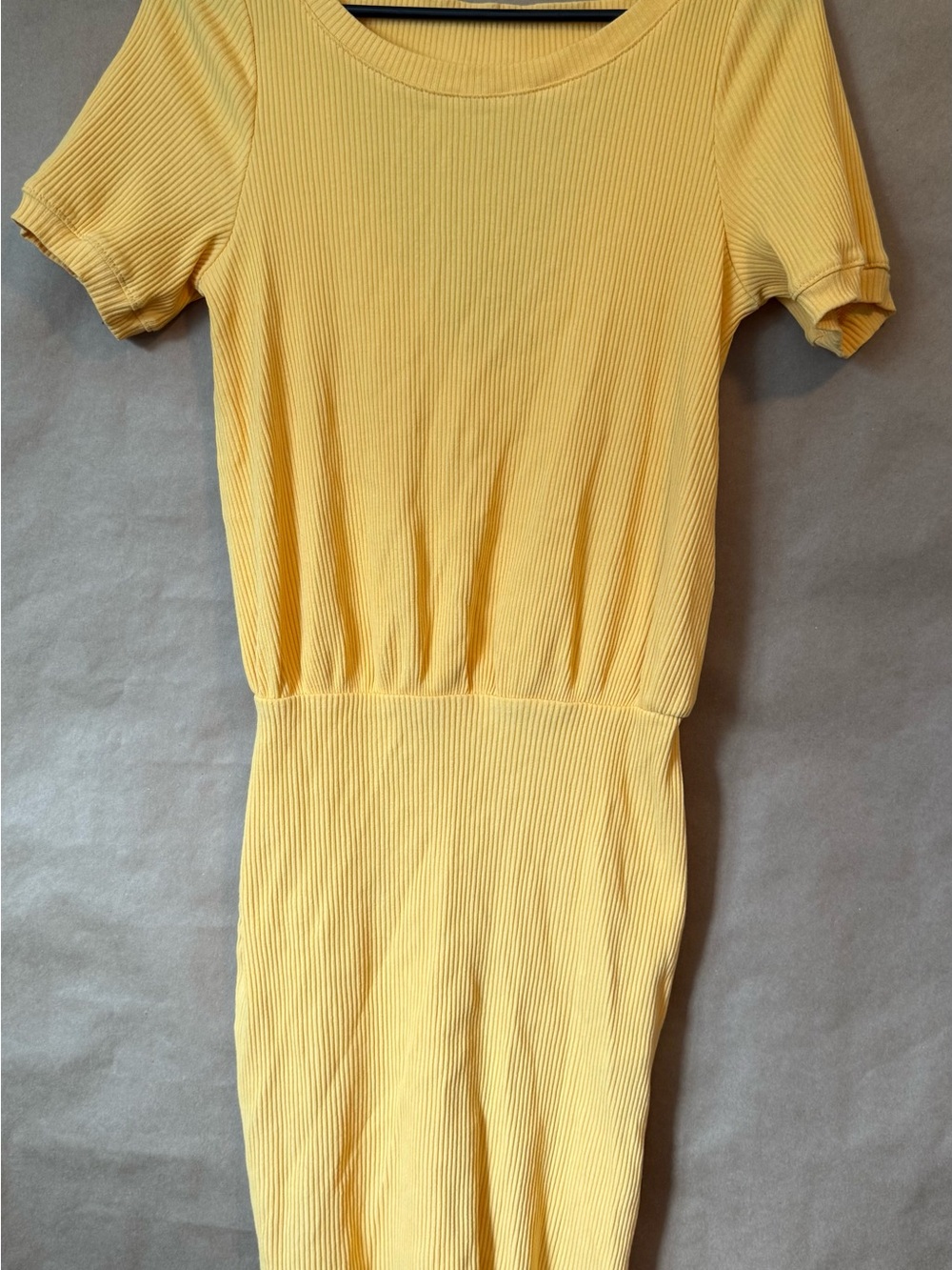 NWT Free People Beach Hour Hour Mini Dress in Citrus- size Medium